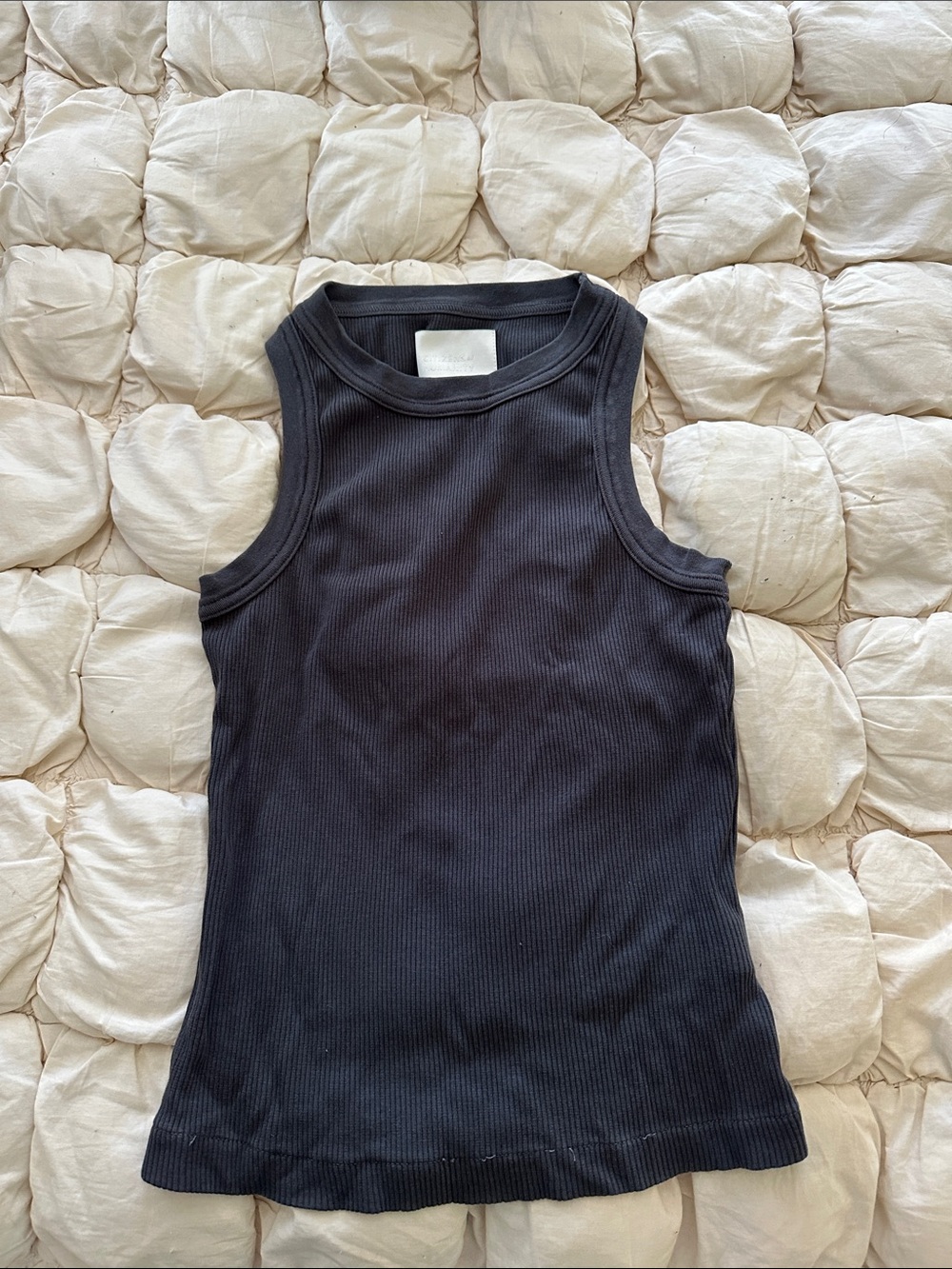 Citizens Of Humanity Black Ribbed Tank
